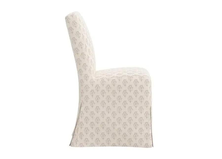 Lindy Slipcover Dining Chair - Francie - Ivory