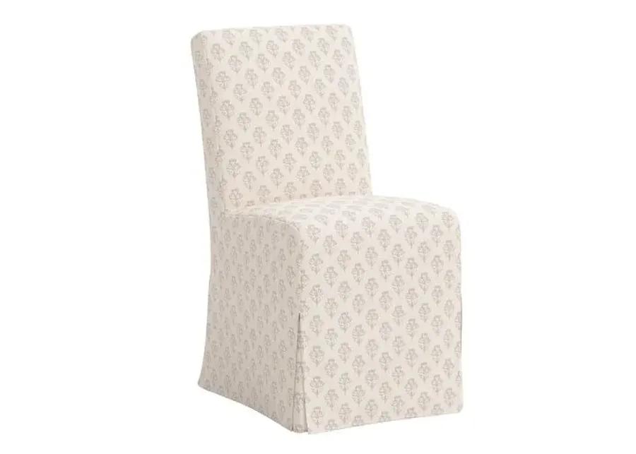 Lindy Slipcover Dining Chair - Francie - Ivory