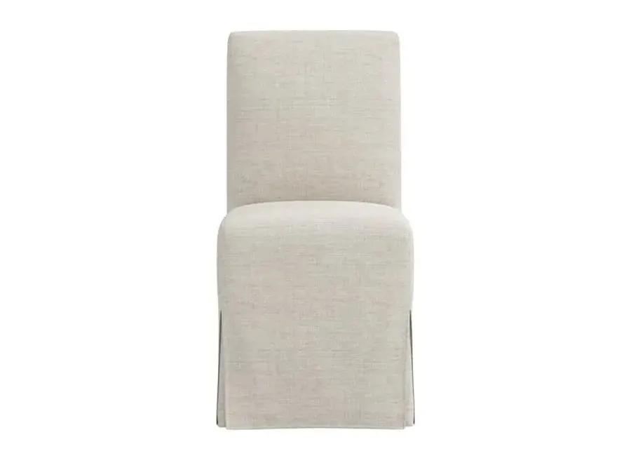 Lindy Slipcover Dining Chair - Linen - Gray