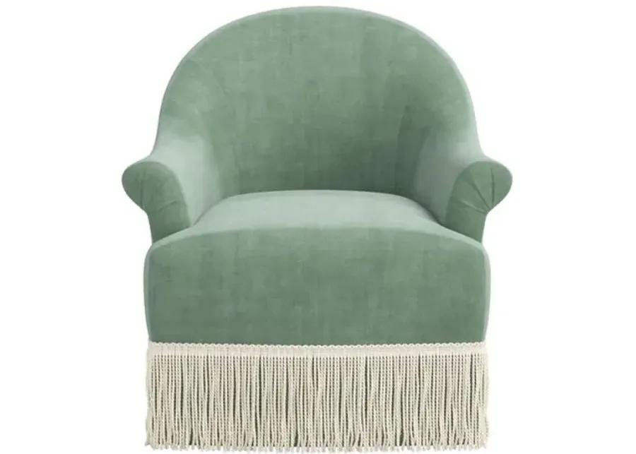 Marie Swivel Chair - Velvet