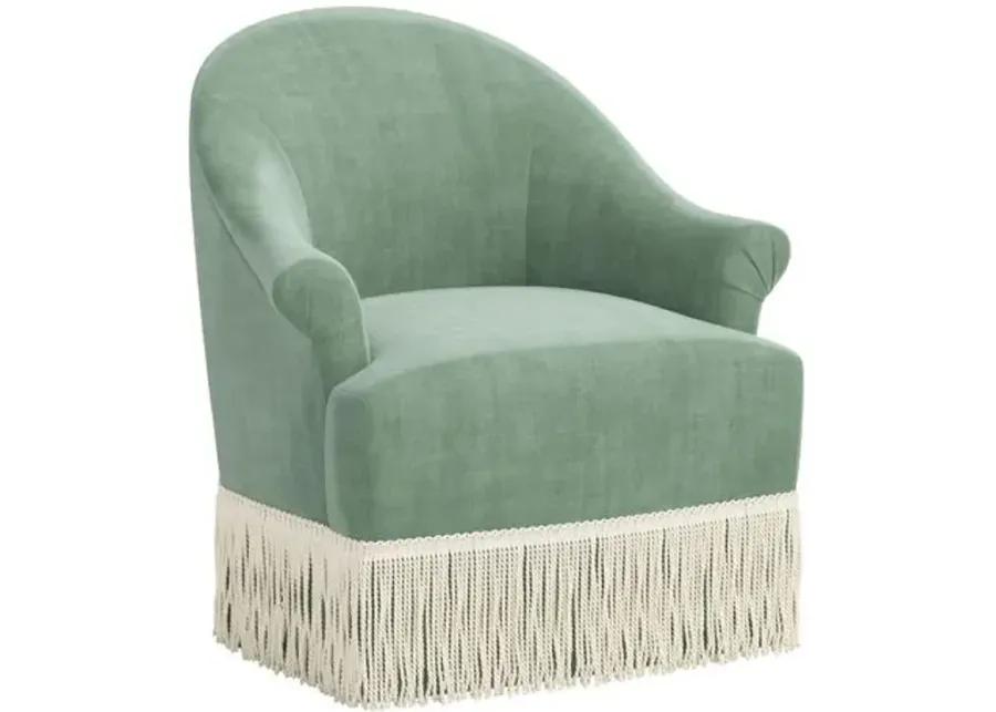 Marie Swivel Chair - Velvet