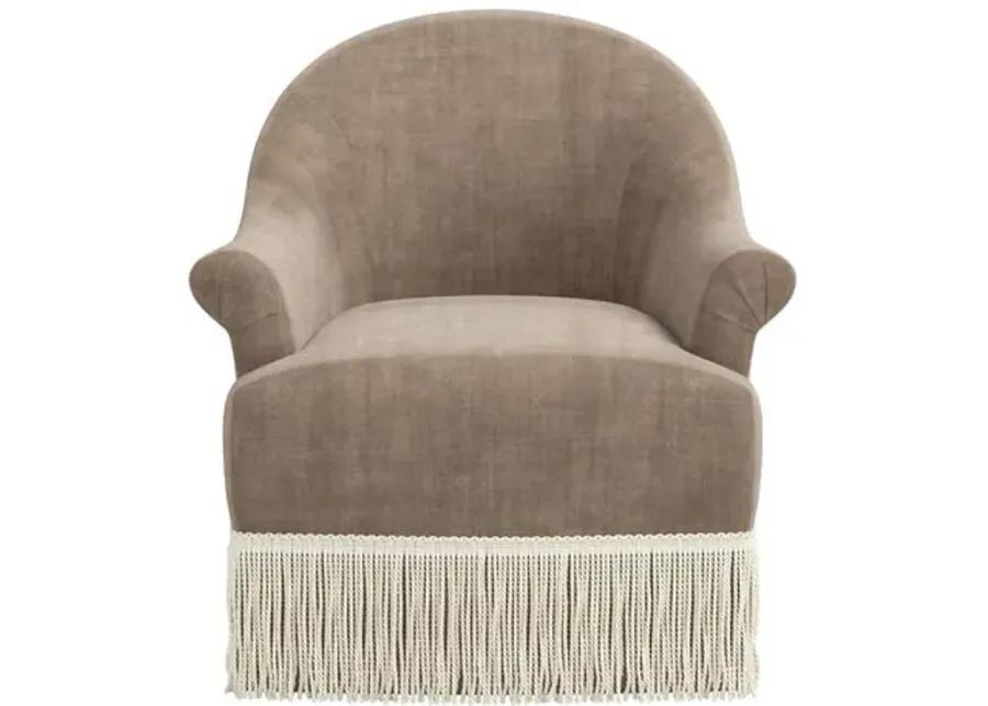 Marie Swivel Chair - Velvet