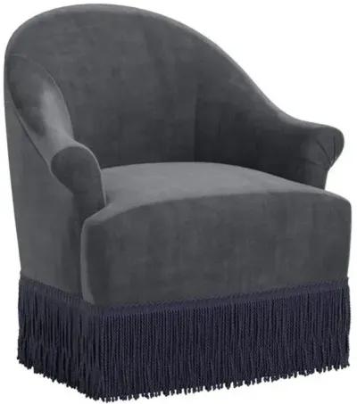 Marie Swivel Chair - Velvet