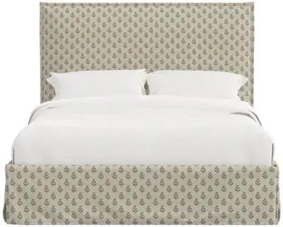 Maura Slipcover Bed - Francie - Green