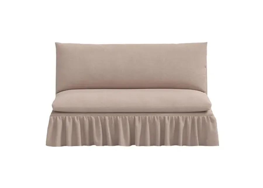 Thelma Settee - Linen - Gray