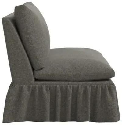 Thelma Settee - Linen - Gray