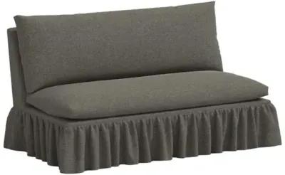 Thelma Settee - Linen - Gray