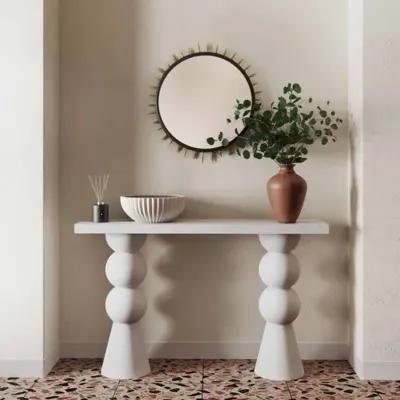 Maddox Console Table - White