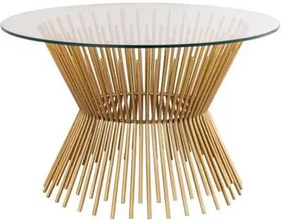 Sloane Glass Coffee Table - Gold