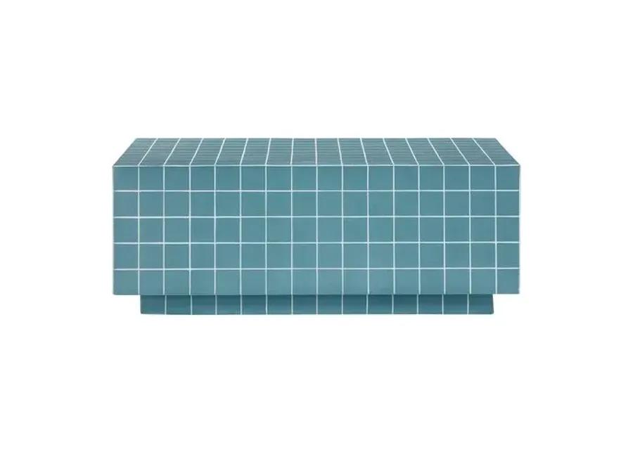 Lyla Tile Indoor/Outdoor Coffee Table - Blue