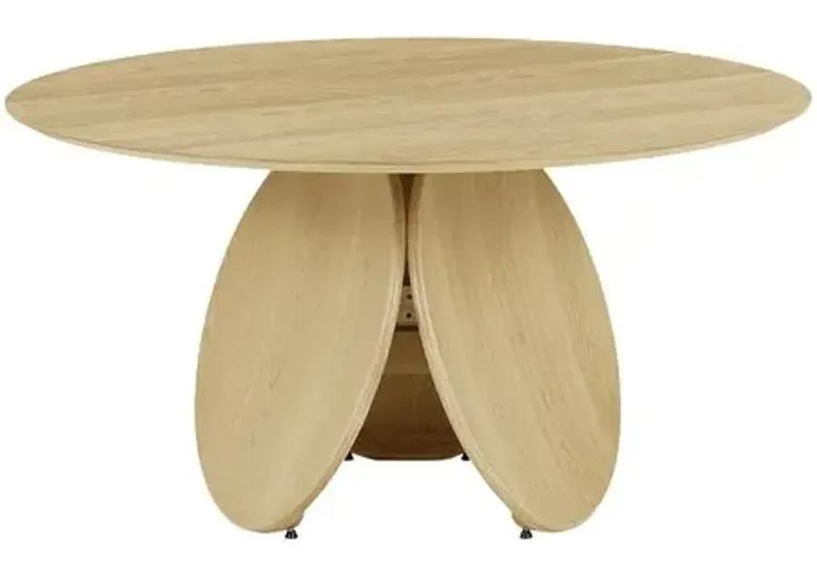 Silas Oak Round Dining Table