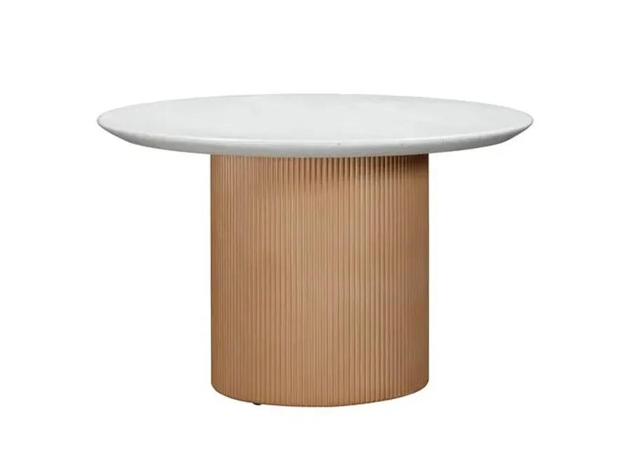 Willa Indoor/Outdoor Round Dining Table - Faux Terrazzo/Terracotta