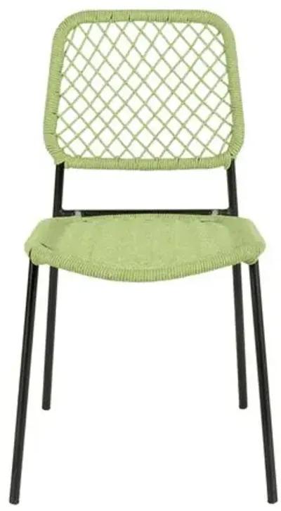 Trinity Dyed Cord Outdoor Dining Chair - Green