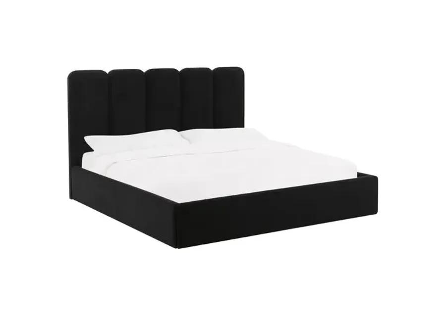 Serenity Bed - Velvet - Black