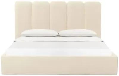 Serenity Bed - Velvet - White