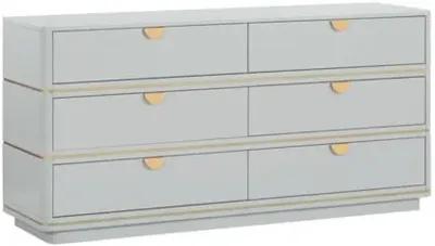 Remi 6-Drawer Dresser - Gray