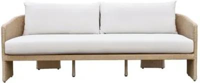 Vienna Wicker Outdoor Sofa - Natural/Cream