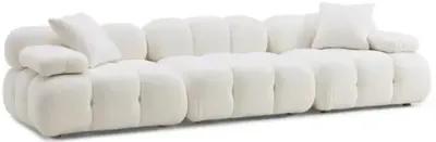 Hudson Modular Sofa - Cream Vegan Shearling