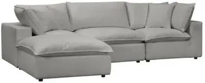 Benji Performance Modular 4-Pc Sectional - Gray