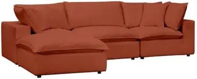 Benji Performance Modular 4-Pc Sectional - Red