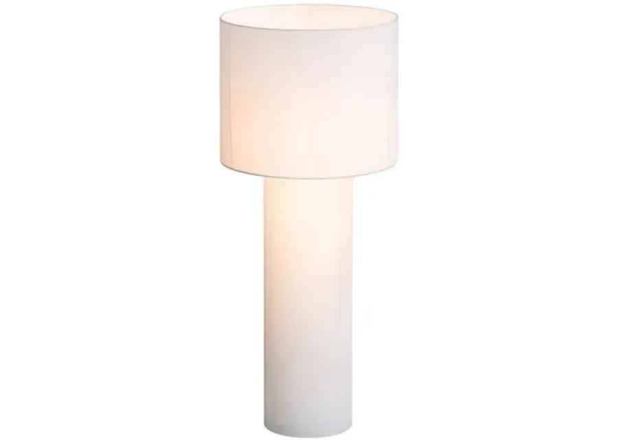 Zane Linen Floor Lamp - Cream