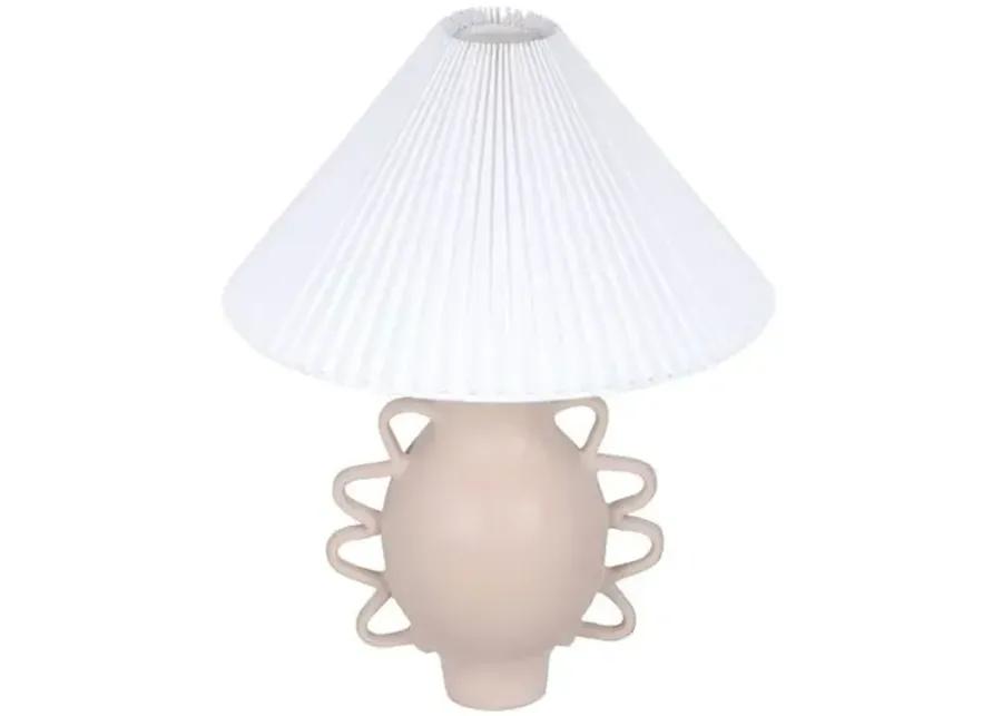 Nova Pleated Shade Table Lamp - Beige