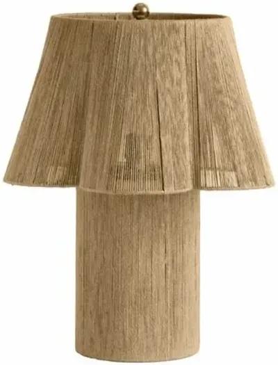 Everly Jute Table Lamp - Natural - Brown