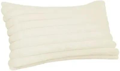 Nora Vegan Fur Channeled Lumbar Pillow