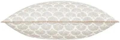 Serena Deco Shell Pillow - Ivory