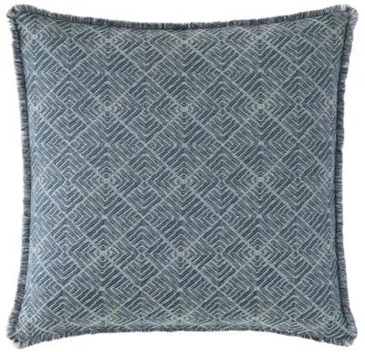 Allegra Ikat Pillow - Indigo