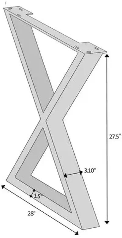 Joshua X-Base Dining Table