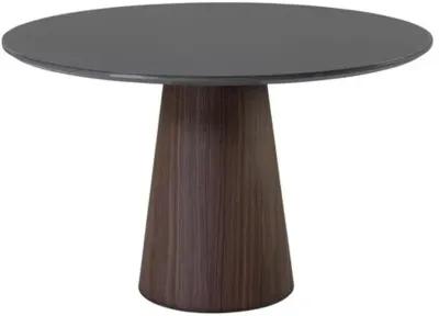 Monica Glass Top Round Dining Table