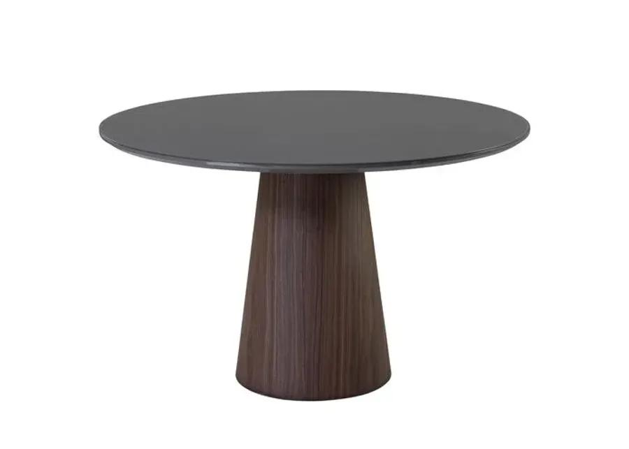 Monica Glass Top Round Dining Table