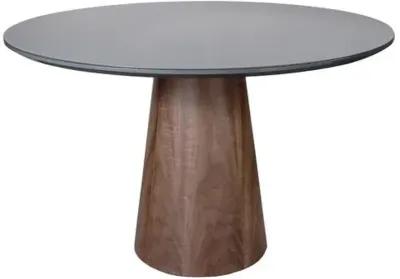 Monica Glass Top Round Dining Table