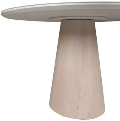 Monica Glass Top Round Dining Table