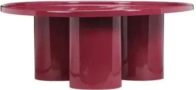 Starla Round Coffee Table - Purple