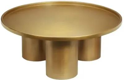 Starla Round Coffee Table - Gold