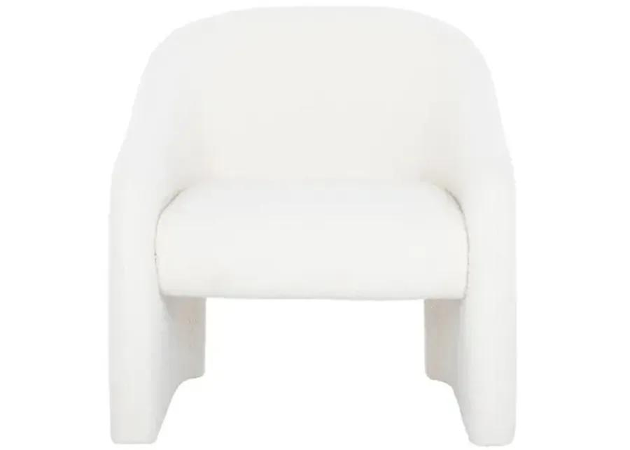 Nora Accent Chair - White, Comfortable, Durable, Cushioned