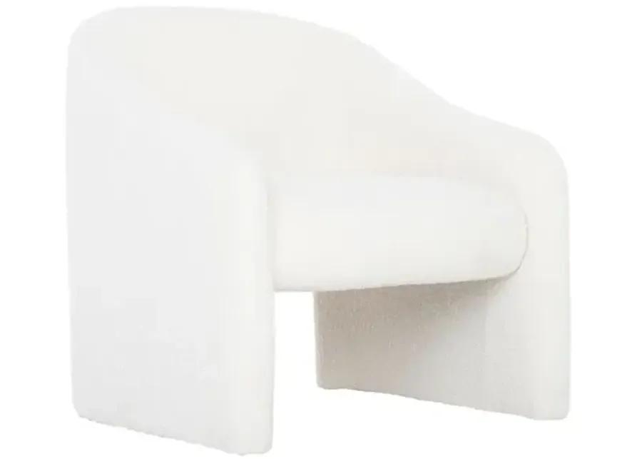 Nora Accent Chair - White, Comfortable, Durable, Cushioned