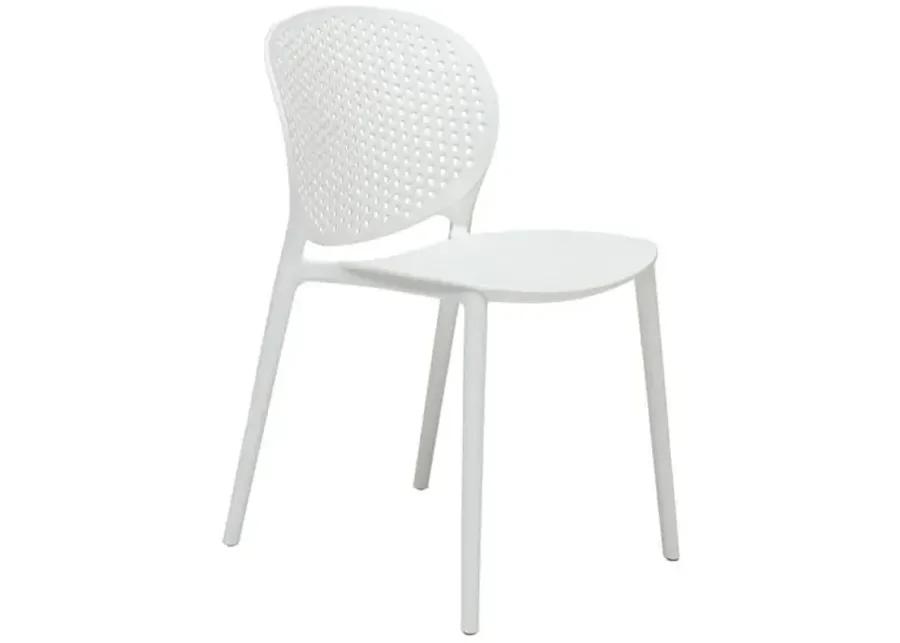 Set of 4 Etta Outdoor Side Chairs - White