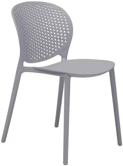 Set of 4 Etta Outdoor Side Chairs - Gray