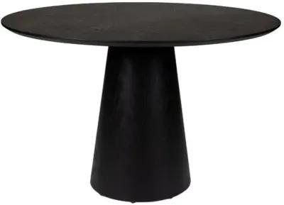 Monica Wooden Top Round Dining Table