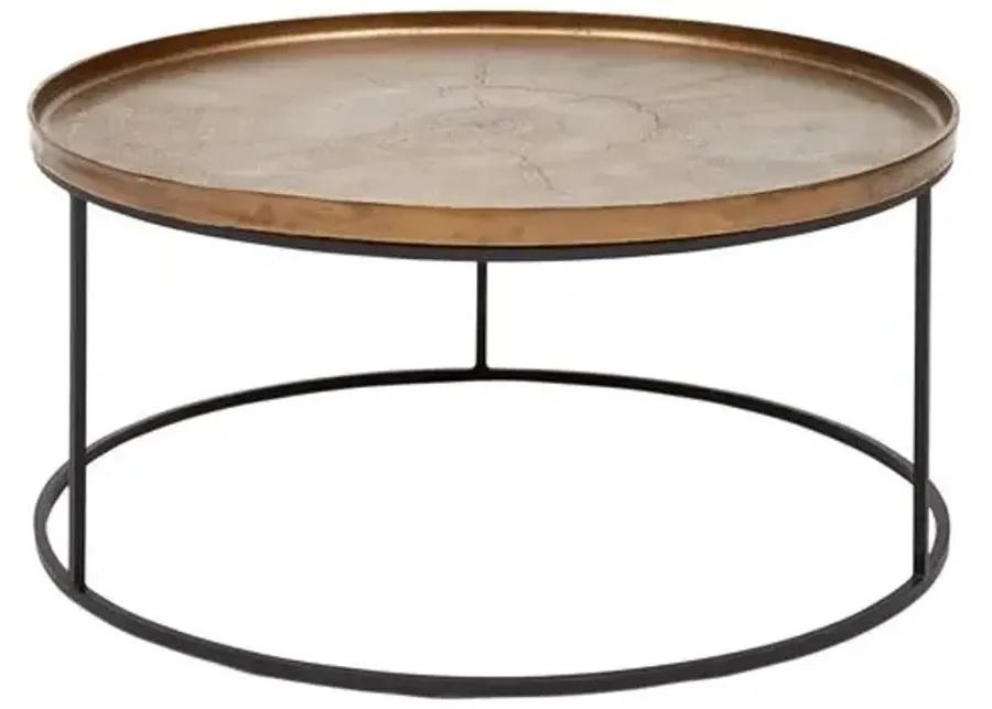 Kayley Round Coffee Table - Black