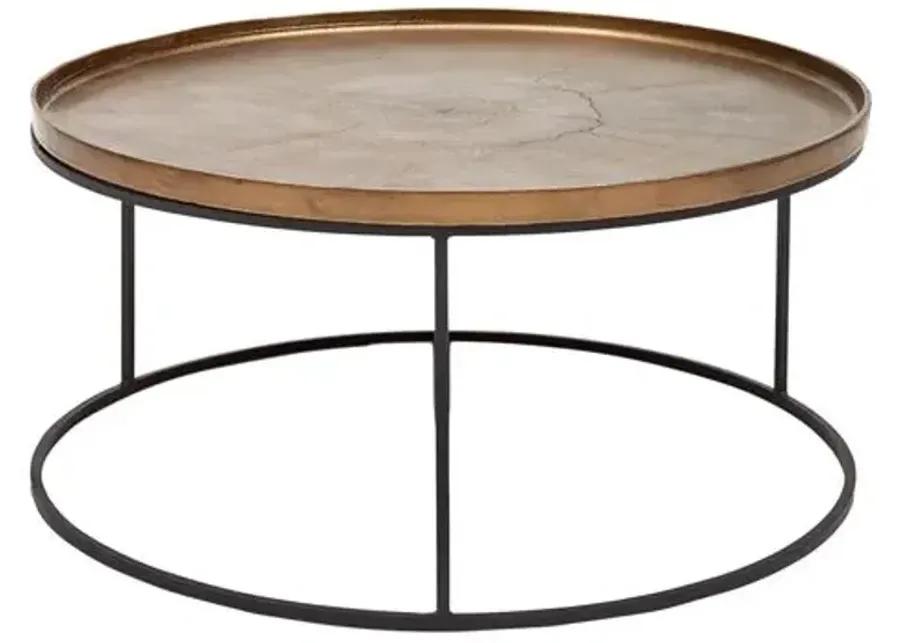 Kayley Round Coffee Table - Black