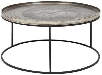 Kayley Round Coffee Table - Silver