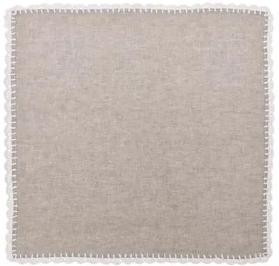 Set of 4 Shell Edge Napkins - Kim Seybert - Gray