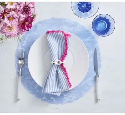 Set of 4 Cloud Placemats - Kim Seybert - Blue