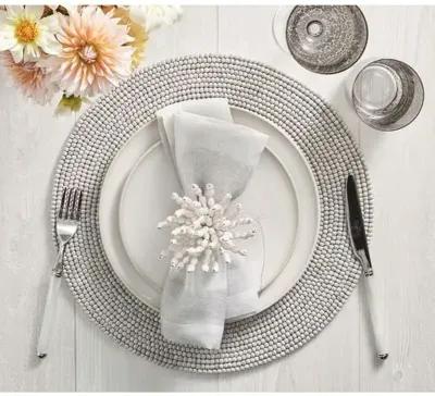 Set of 4 Driftwood Placemats - Kim Seybert - Gray