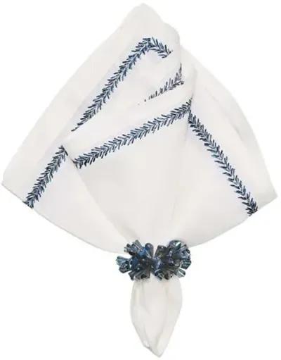 Set of 4 Jardin Napkins - Kim Seybert - Blue