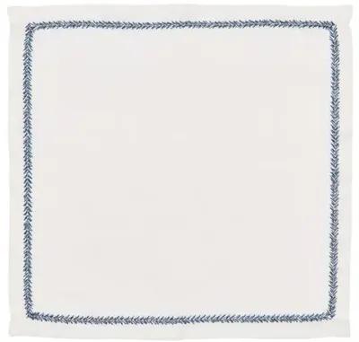 Set of 4 Jardin Napkins - Kim Seybert - Blue